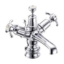 Burlington Anglesey Basin Tap With Pop Up Waste (Chrome & Medici).