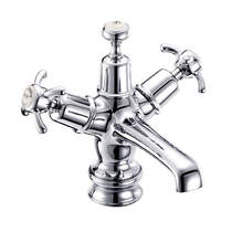 Burlington Anglesey Basin Tap With Click Clack Waste (Chrome & Medici).