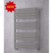 COLOUR Heated Towel Rail & Wall Brackets 915x500 (Grey Aluminium).