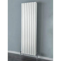 COlour tallis double vertical radiator 1820x420mm (white).