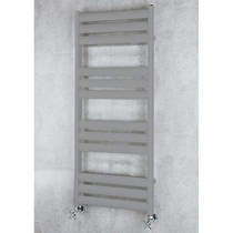 COLOUR Heated Ladder Rail & Wall Brackets 1060x500 (Grey Aluminium).