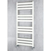 COLOUR Heated Ladder Rail & Wall Brackets 1060x500 (Pure White).