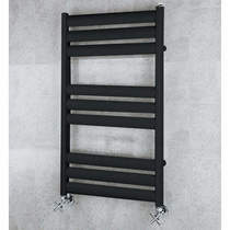 COLOUR Heated Ladder Rail & Wall Brackets 780x500 (Jet Black).