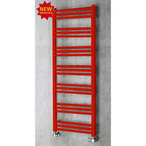 COLOUR Heated Ladder Rail & Wall Brackets 1374x500 (Flame Red).