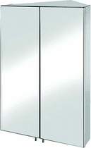 Croydex Cabinets Avisio Corner Mirror Bathroom Cabinet. 450x700x270mm.