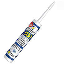 CT1 12 x Sealant & Construction Adhesive (12 Tubes, Clear Colour).