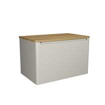 Crosswater Artist Vanity Unit With Oak Top (800mm, Cashmere Matt).