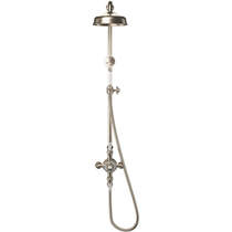 Crosswater Belgravia Thermostatic 2 Outlet Slider Shower Kit (Br Nickel).