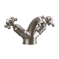 Crosswater Belgravia Basin Mixer Tap (Crosshead, Br Nickel).