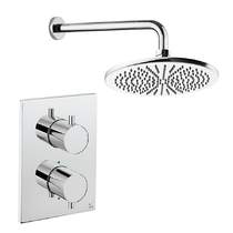 Crosswater MPRO Crossbox Shower Set 1 300mm Head & Wall Arm (Chrome).