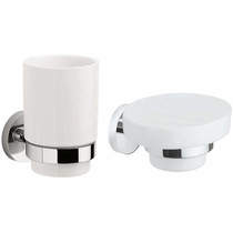 Crosswater Central Bathroom Accessories Pack 1 (Chrome).