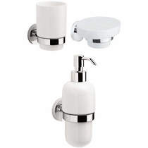 Crosswater Central Bathroom Accessories Pack 2 (Chrome).