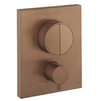 Crosswater MPRO Crossbox Push 2 Outlet Shower Valve (Br Bronze).