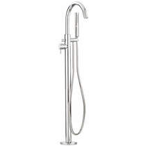 Crosswater Design Floor Standing Bath Shower Mixer Tap (Chrome).