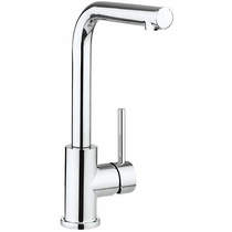 Crosswater Kitchen Taps Design Side Lever Kitchen Tap (Chrome).