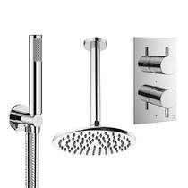 Crosswater MPRO Design Shower Set 3,  200mm Head & Handset (Chrome).