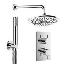 Crosswater MPRO Design Shower Set 3,  300mm Head & Handset (Chrome).