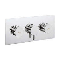 Crosswater Dial Kai Thermostatic Shower & Bath Valve (2 Outlets).