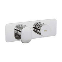 Crosswater Dial Pier Push Button Thermostatic Shower Valve (1 Outlet).