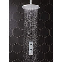 Crosswater Dial Pier Thermostatic Shower Valve With Head & Arm (1 Outlet).