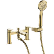 Crosswater Drift Bath Shower Mixer Tap (Brushed Brass).