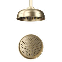 Crosswater Belgravia 200mm Round Shower Head (Brushed Brass).