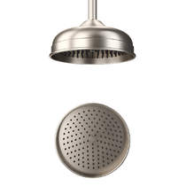 Crosswater Belgravia 200mm Round Shower Head (Brushed Nickel).