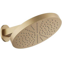 Crosswater Revive Wall Mounted Shower Head 300x300 (Brushed Brass).