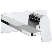 Crosswater Glide II Wall Mounted Basin Mixer Tap (Chrome).