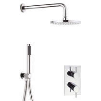 Crosswater Kai Lever Showers Thermostatic Shower Bundle (Chrome).