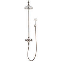Crosswater Belgravia Thermostatic 2 Outlet Shower Kit (Nickel).