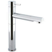 Crosswater Kai Lever Showers Tall Basin Mixer Tap With Swivel Spout (Chrome).