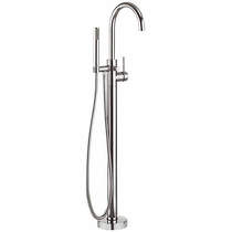 Crosswater Fusion Floor Standing Bath Shower Mixer Tap With Kit (Chrome).