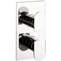 Crosswater Planet Thermostatic Shower Valve (1 Outlet, Chrome)).