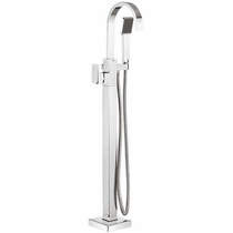 Crosswater Planet Floor Standing Bath Shower Mixer Tap With Kit (Chrome).