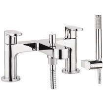 Crosswater Style Bath Shower Mixer Tap With Kit (Chrome).