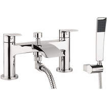 Crosswater Flow Bath Shower Mixer Tap With Kit (Chrome).