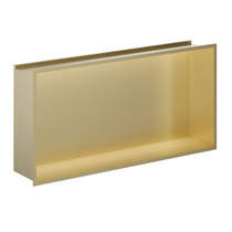 Crosswater Shower Niches Shower Niche With LED Light (610x305x80mm, Br Brass).