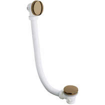Crosswater Industrial Click Clack Bath Waste (Unlac Brushed Brass).