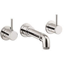 Crosswater Industrial Wall Mounted Bath Filler Tap (Chrome).