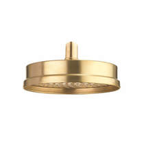 Crosswater Industrial Shower Head 8" (Unlacquered Brass).