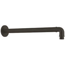 Crosswater Industrial Wall Mounted Shower Arm (Carbon Black).