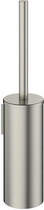Crosswater Mike Pro Wall Mounted Toilet Brush & Holder (Brushed Steel).