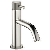 Crosswater MPRO Basin Mixer Tap With Knurled Handle (S Steel).