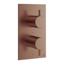 Crosswater MPRO Thermostatic Shower Valve With 2 Outlets (Br Bronze).