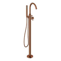 Crosswater MPRO Floorstanding Bath Shower Mixer Tap (Brushed Bronze).