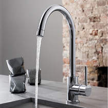 Crosswater MPRO Side Lever Kitchen Tap (Chrome).