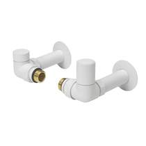 Crosswater MPRO Corner Radiator Valves (Matt White).