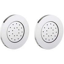 Crosswater Dial 2 x Dial Body Jets (Chrome).