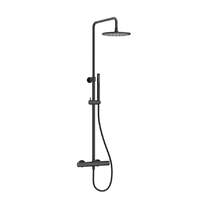 Crosswater Central Thermostatic Shower Kit (Matt Black).